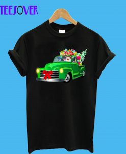 Black-Green-Car-T-Shirt