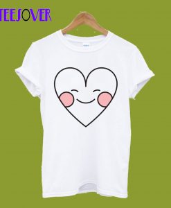 Blushing-Heart-T-Shirt