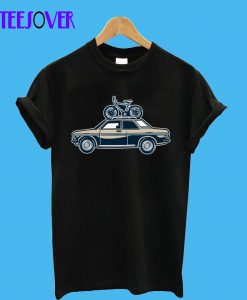 Car-with-Bicycle-T-Shirt