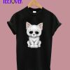 Cute-White-Kitten-Cat-T-Shirt