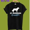 Saint-Bernard-Grandpa-T-Shirt