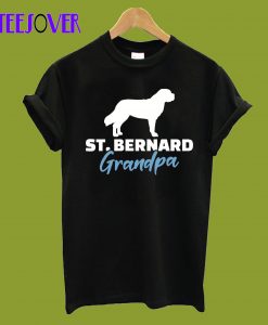 Saint-Bernard-Grandpa-T-Shirt