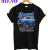 Classic Ford Bronco Blue T-Shirt