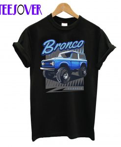 Classic Ford Bronco Blue T-Shirt