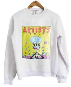 Artist Only Squidward sweatshirt