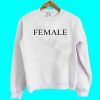 Female sweatshirt