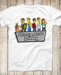 Friday Night Dinner Movie Tee Simpsons Parody t-shirt