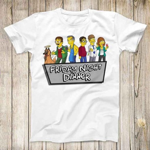 Friday Night Dinner Movie Tee Simpsons Parody t-shirt