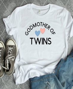 Godmother Of Twins t-shirt