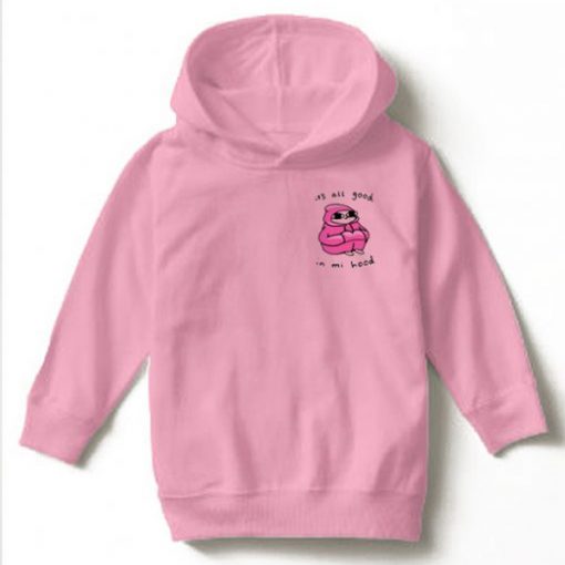 It’s All Good In Mi Hood Pink hoodie