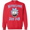 Rick And Morty Wubba Lubba Dub Dub sweatshirt