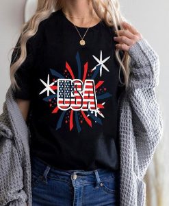 USA Firework Happy 4th Of July Independence Day 2021 Flag t-shirt