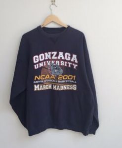 Vintage Gonzaga University Basketball sweatshirt