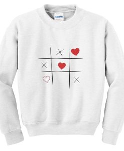 game heart sweatshirt