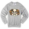 lady and skull sweatshirt