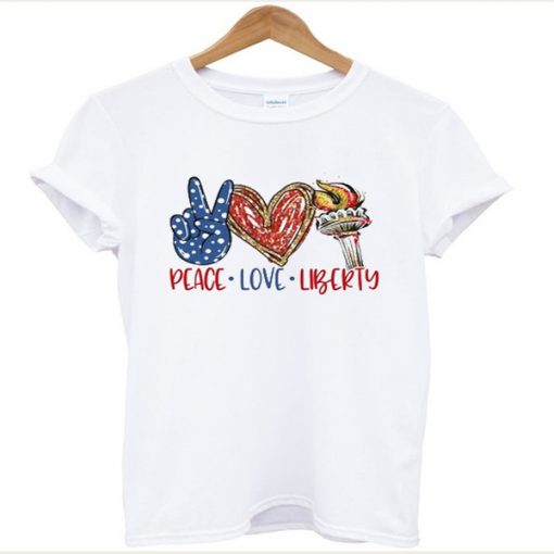 peace love liberty t-shirt