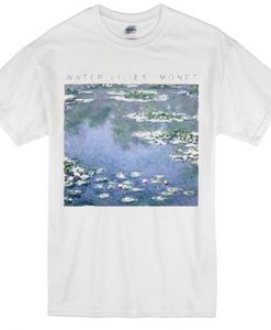 water lilies monet t-shirt