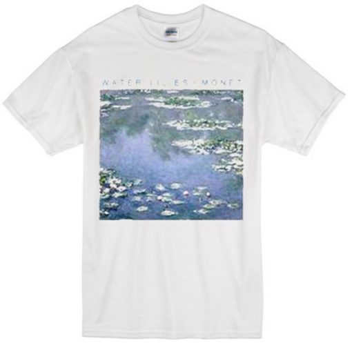 water lilies monet t-shirt