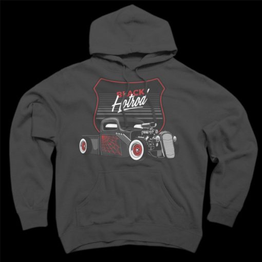 Black Hot Rod hoodie