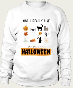 I Really Like Halloween sweatshirt