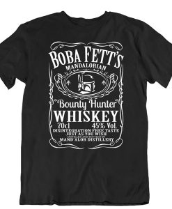 New Boba Fett Whiskey Starwars t-shirt