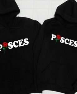 PISCES ROSE ZODIAC hoodie