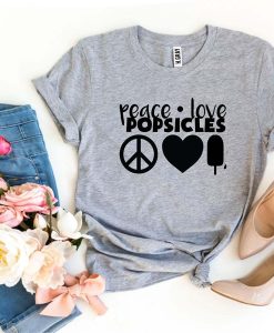 Peace Love Popsicles t-shirt
