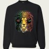 Rasta Lion with Headphones sweatshirt