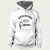 Social distance queen hoodie