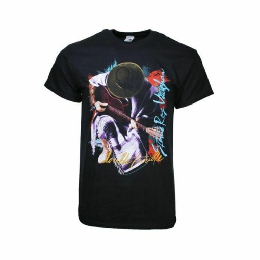 Stevie Ray Vaughan In Step Black t-shirt