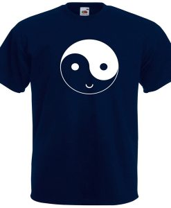 Yin and Yang Symbol Happy Face t-shirt