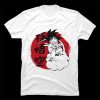 goku in the flying nimbus - dragon ball t-shirt