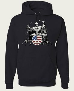Abraham Lincoln Rock & Roll Star Hoodie Lincoln Memorial Peace hoodie