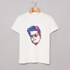 Bruno Mars Face Typography Lyric Famous American Singer t-shirt