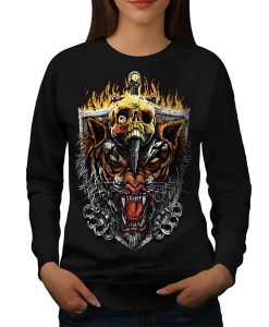 Burning Tiger Fashion sweatshirt