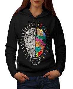 Creative Brain Bulb hoodie