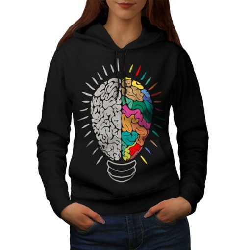 Creative Brain Bulb hoodie