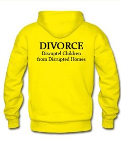 Divorce disrupted children from disrupted homes hoodie