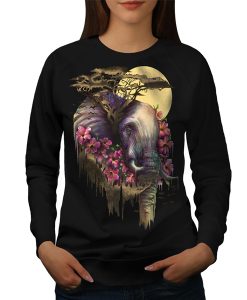 Elephant Flower Animal sweatshirt