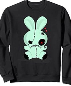 Green Voodoo Doll Goth sweatshirt