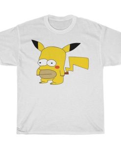 Homer Pikachu Funny t-shirt