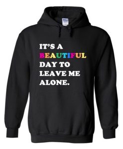 It’s A Beautiful Day To Leave Me Alone hoodie