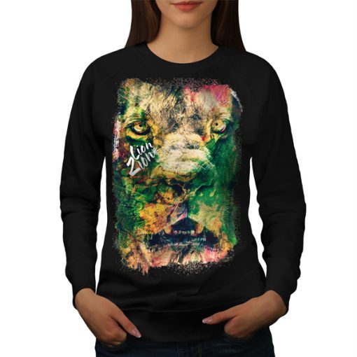 Lion Zion Cat Face sweatshirt