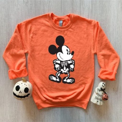 Mickey Skeleton Halloween sweatshirt