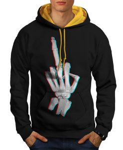 Middle Finger Hand hoodie