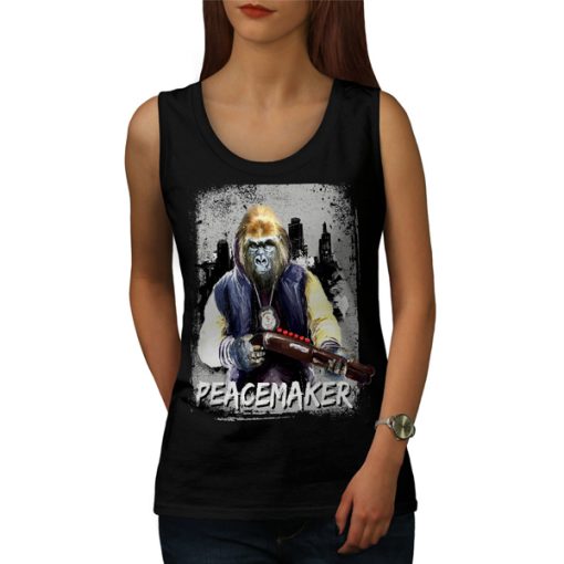 Monkey Peace Maker Animal tank top