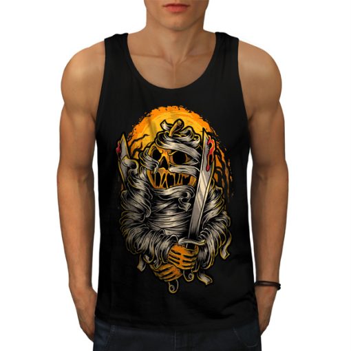 Mummy Samurai War Horror tank top