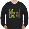 Ned Flanders in a Teenage Mutant Ninja Turtle sweatshirt