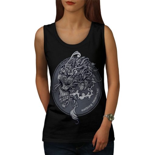 Nothing Immortal Skull tank top