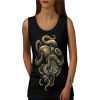 Octopus Tiger Face Animal tank top